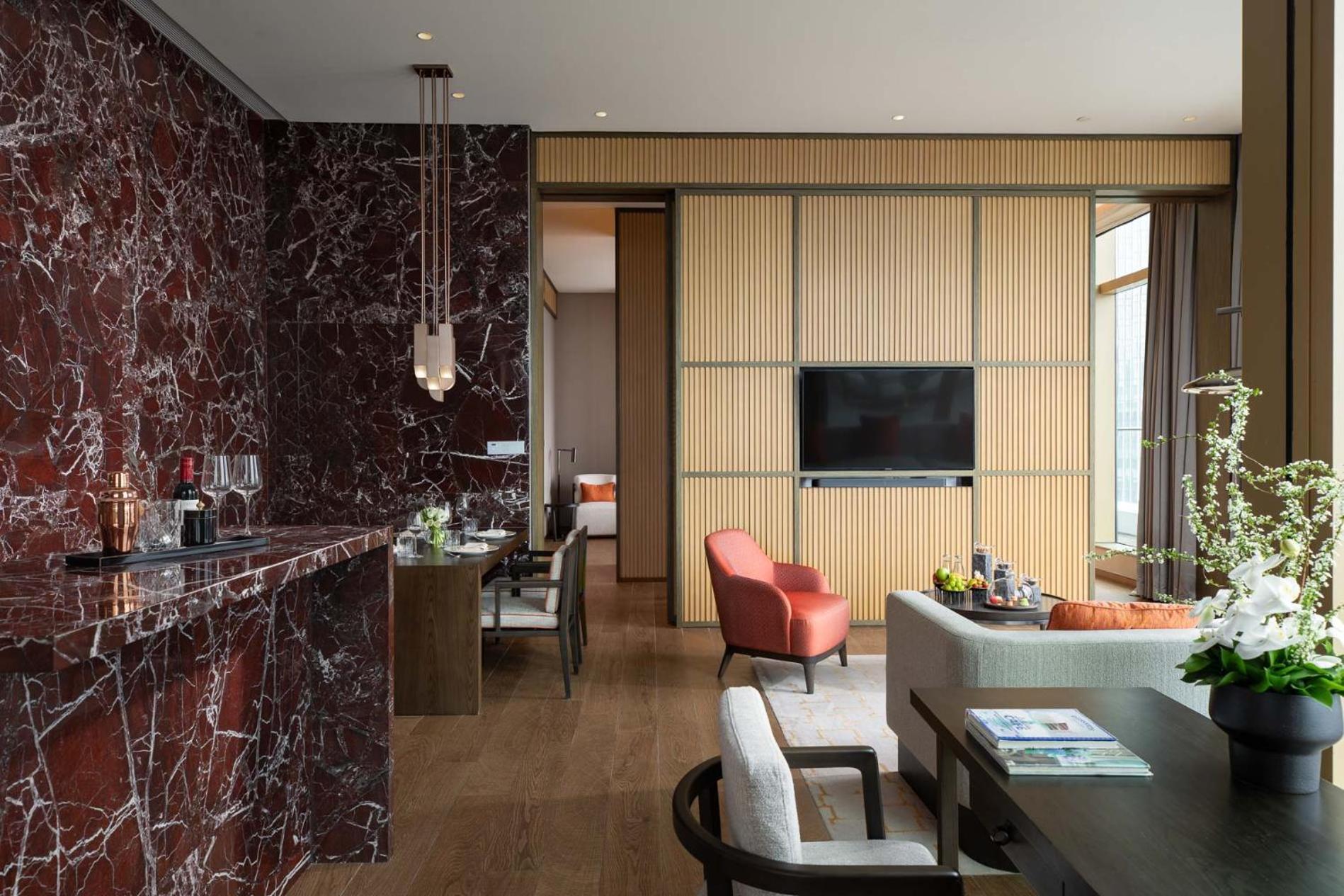 Jumeirah Guangzhou-Complimentary Shuttle Bus To Canton Fair Complex Eksteriør bilde