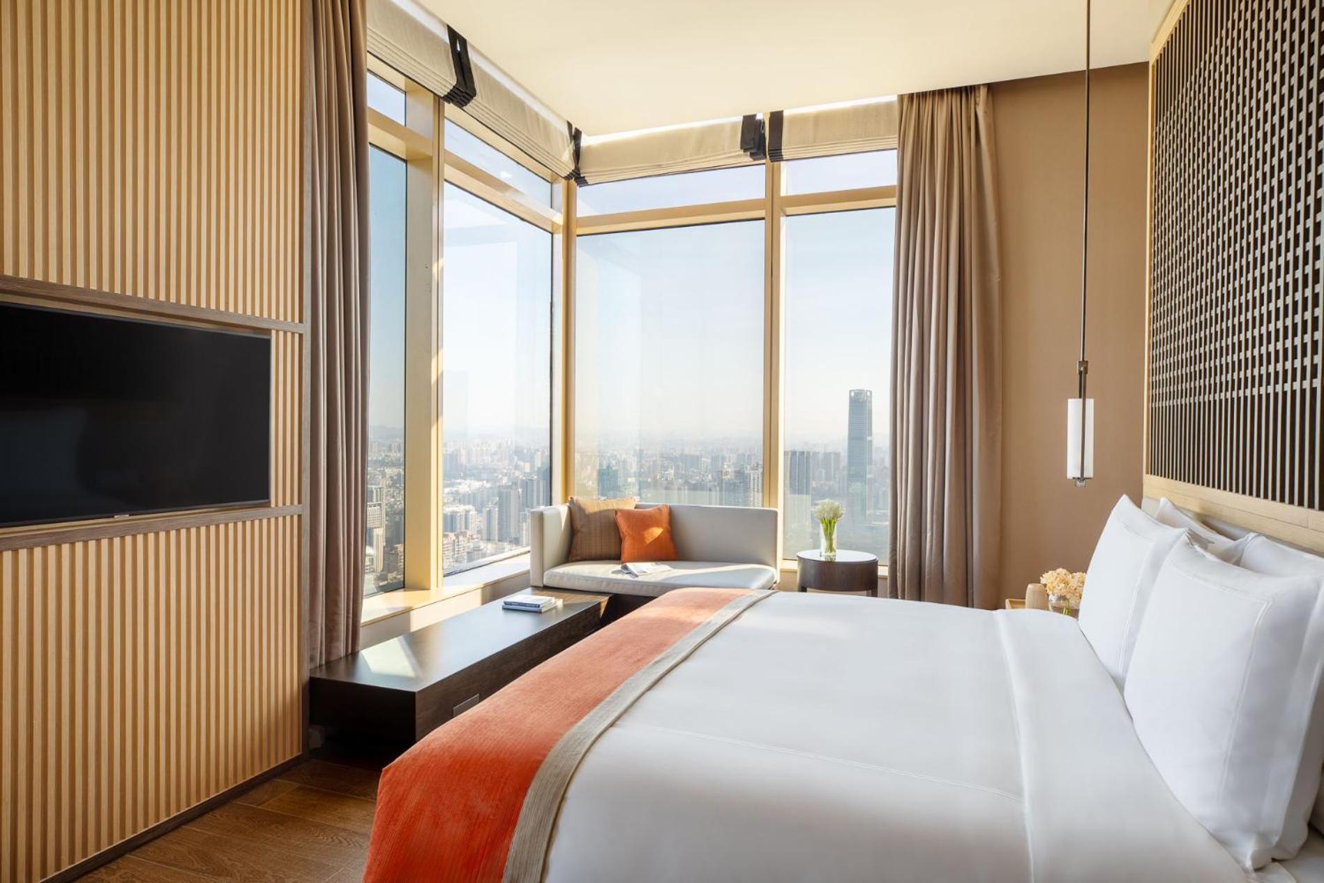 Jumeirah Guangzhou-Complimentary Shuttle Bus To Canton Fair Complex Eksteriør bilde