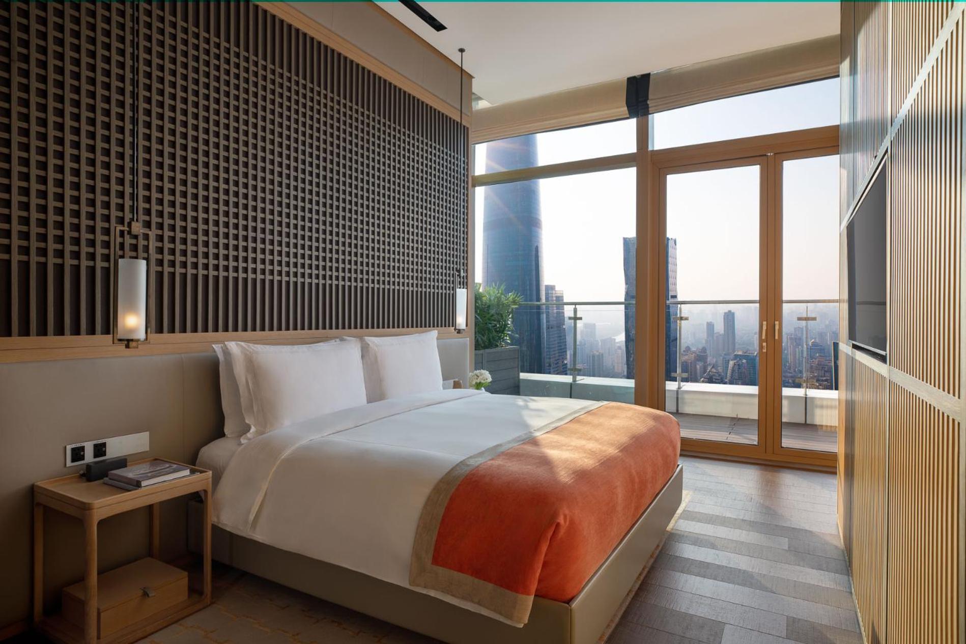 Jumeirah Guangzhou-Complimentary Shuttle Bus To Canton Fair Complex Eksteriør bilde